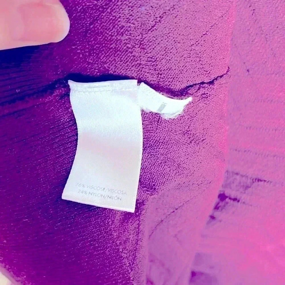 Ann Taylor Burgundy Button Front Cardigan - Picture 6 of 6